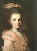 Fyodor Rokotov Lady in a Pink Dress, Sweden oil painting artist